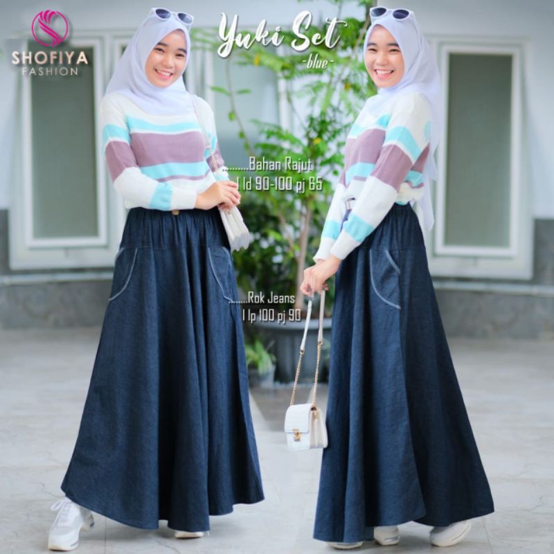 YUKI SET ORIGINAL SHOFIYA FASHION (2in-1 TEENAGE SUIT) | Shopee Singapore
