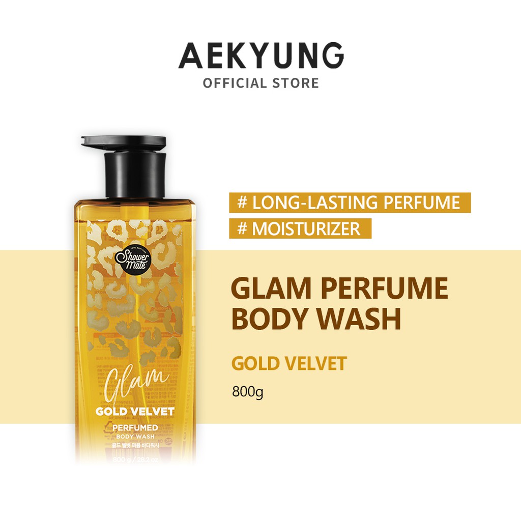 [Shower Mate] Glam Perfume Body Wash Gold Velvet, 800g. Shopee Singapore