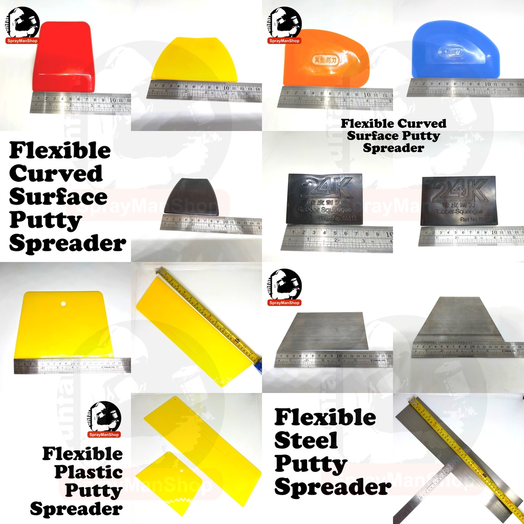 Flexible putty store for plastic