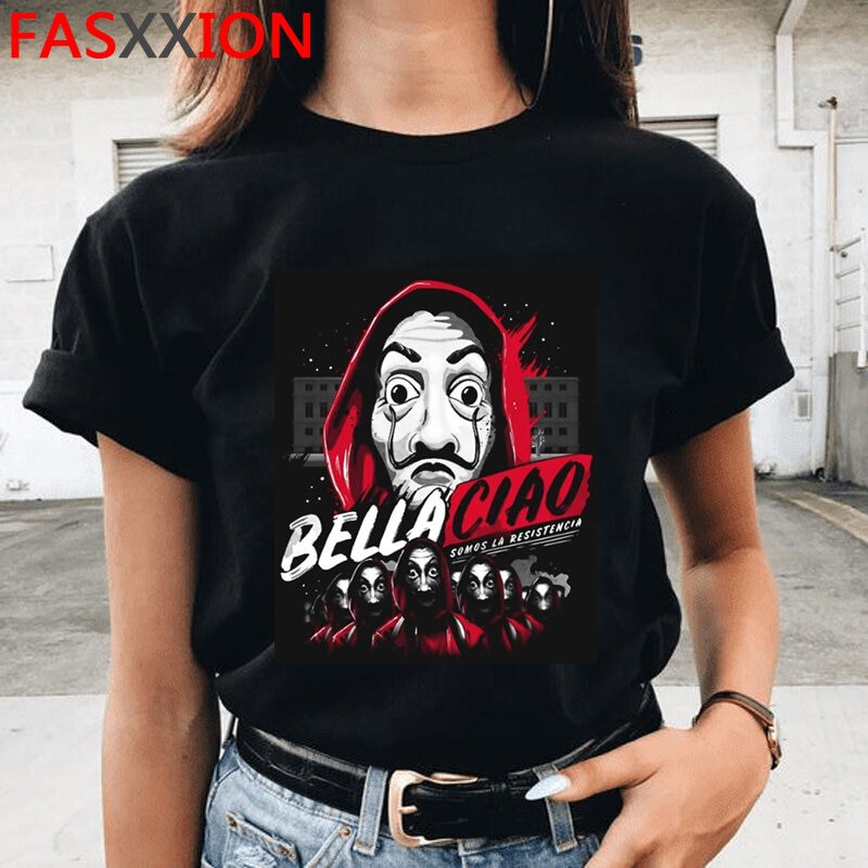 La casa de papel clearance t shirt bella ciao