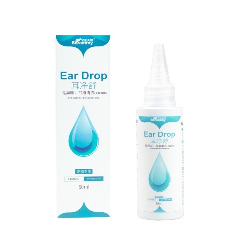 Ear drops, clean the ears and prevent ear infections for dogs and cats