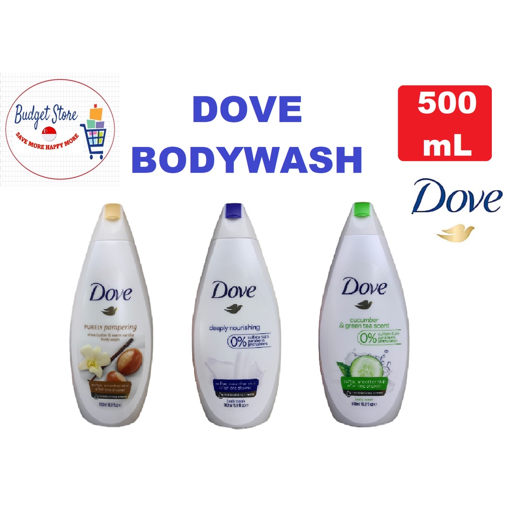 Dove Bodywash (All Variants) - 500 mL | Shopee Singapore