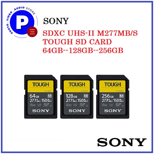 Carte SD Sony série SF-M 512Go UHS-II V60 U3