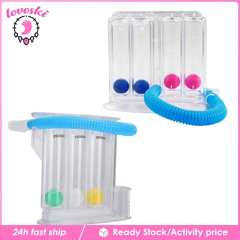 [lovoski] Lung Deep Breathing Exerciser Device Incentive Spirometer ...