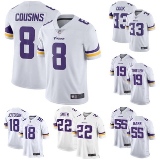 NFL Jersey Minnesota Vikings 19# Football Jersey Fan Edition Embroidery NFL  Football Jersey Short Sleeve Sport Top T-Shirt,Purple,L: Buy Online at Best  Price in UAE 