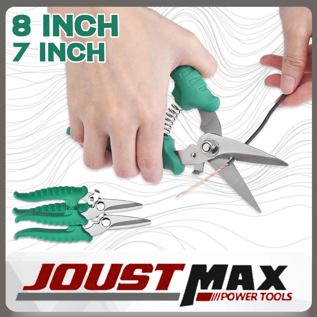 8 INCH 7 INCH MULTIFNCTION ELECTRONIC SCISSOR SHEAR TIN SNIP CUTTING ...