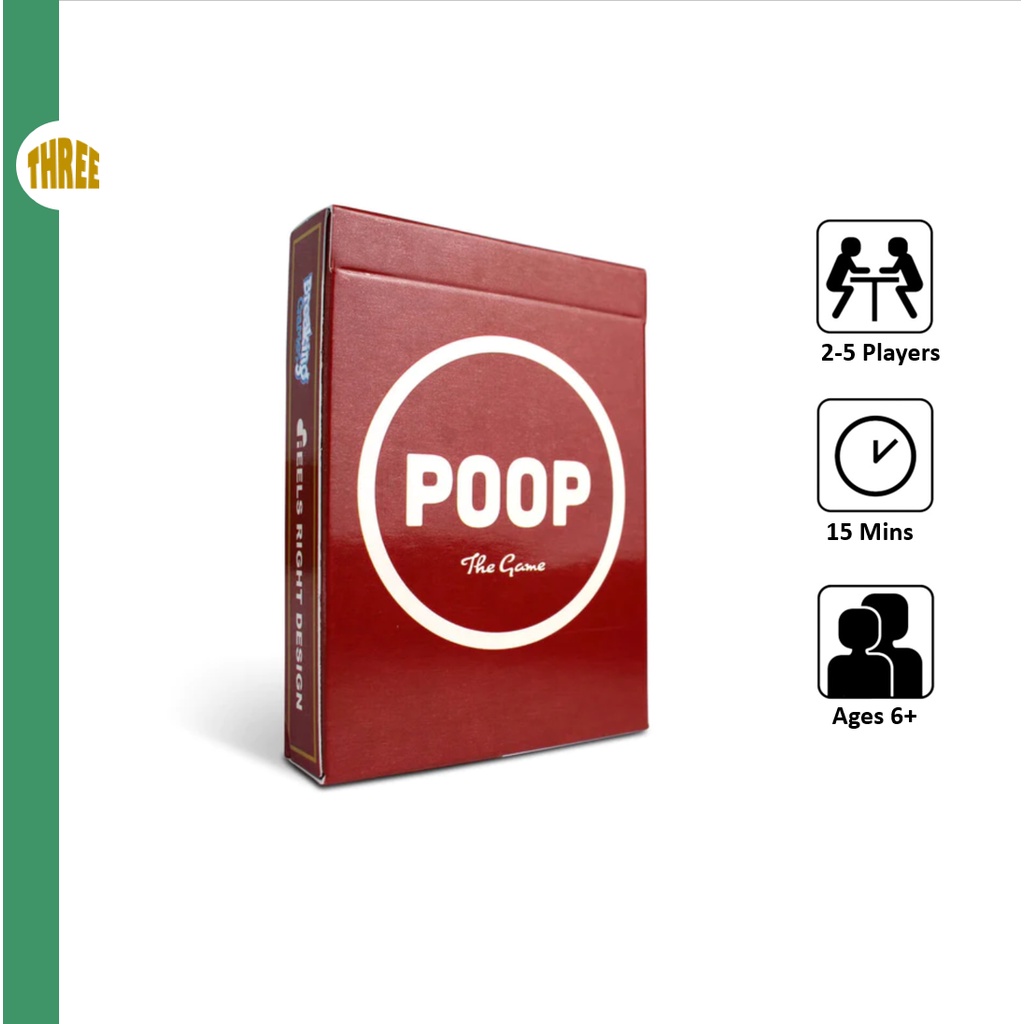 [SG STOCK]Poop The Game Family Friendly Board Games Adult Games for