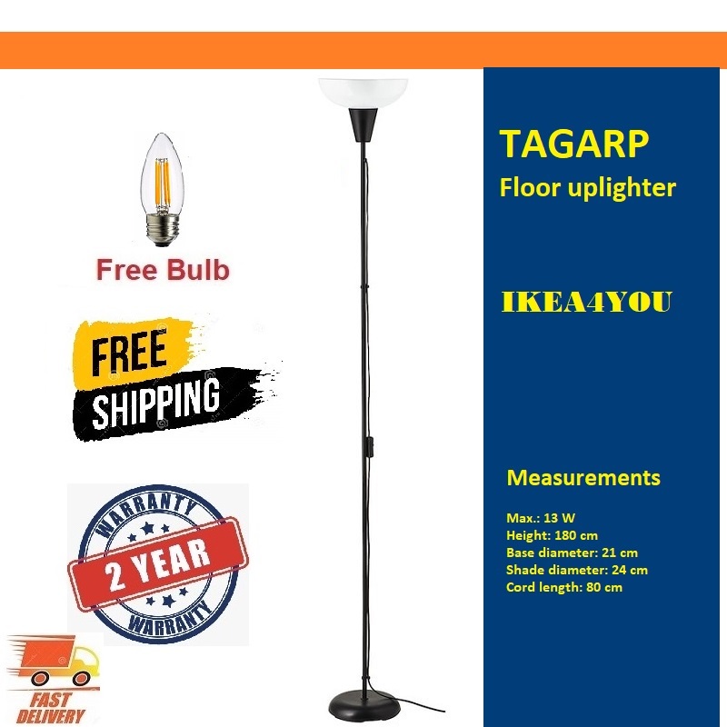 TAGARP Floor Lamp Uplighter Lampu Lantai Lampu Ruang Tamu Standing  Lamp 落地灯
