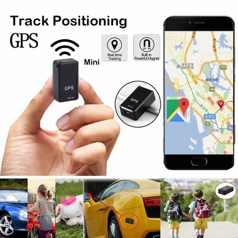 Mini GPS Tracker,Portable Magnetic GPS Real Time Car Locator,Long Standby  Real-Time Positioning Device for Car Vehicle,Prevent Kids/Elder/Pets from  Losing Tracker Locator System 