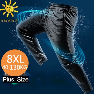 summer men thin sweatpants big sales plus size 7XL 8XL sports