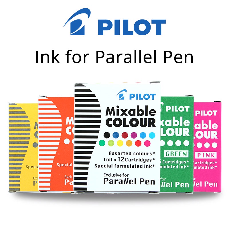 Pilot Ink Cartridge For Pilot Parallel Pen With Different Colors Pack ...