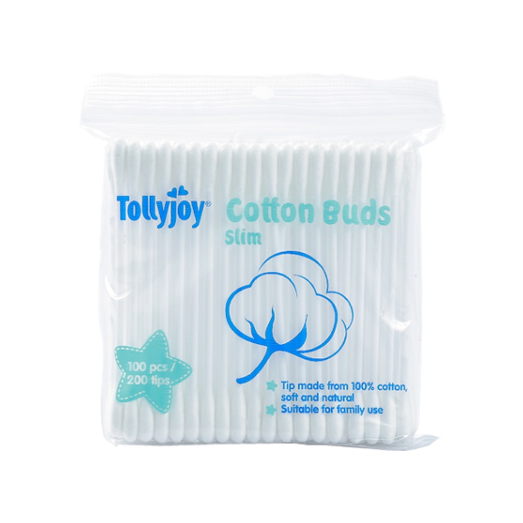 Tollyjoy Baby Slim Cotton Bud Extra Fine (100pcs) | Baby Body Care Baby ...