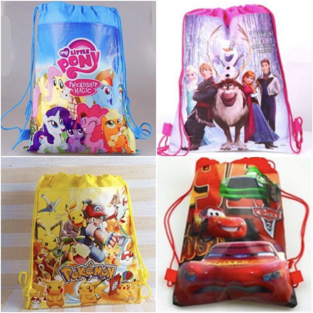[SG SELLER] Kids Birthday Goodie Bag Drawstring Bag Loot Bag Party Bag Childrens Day Children Party