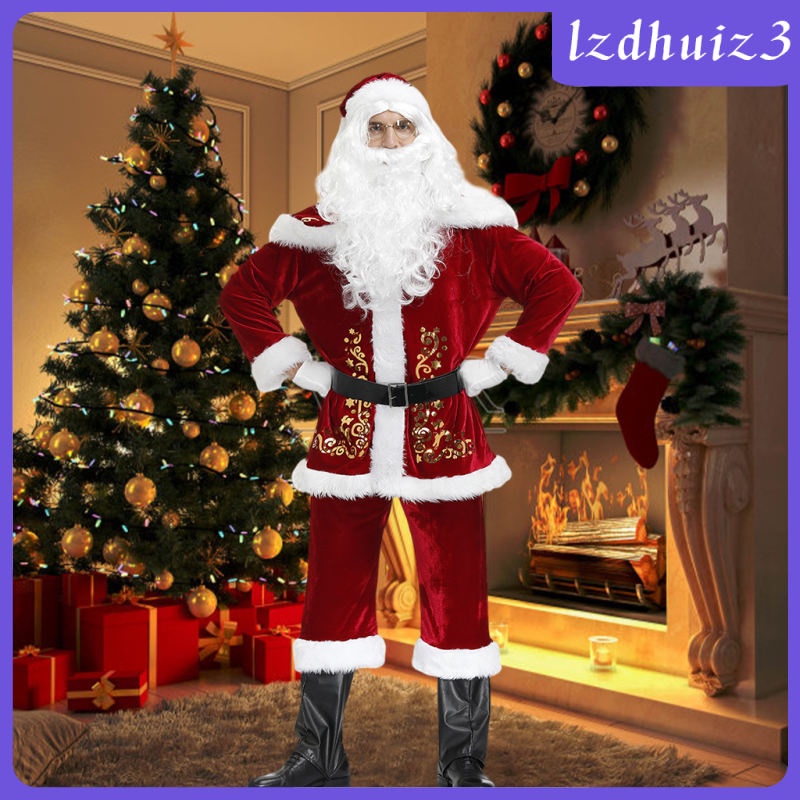 Red hot sale christmas suit