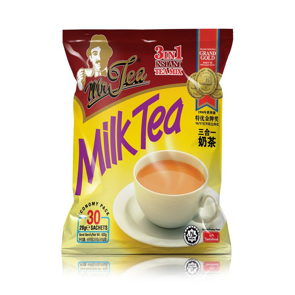 MR TEA | 3 in 1 Instant Tea MIx (20g x 30sachets) 【HALAL】 | Shopee ...
