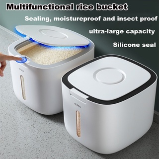 5Kg Kitchen Bucket Insect-proof Moisture-proof Rice Food Storage Sealed  Grain