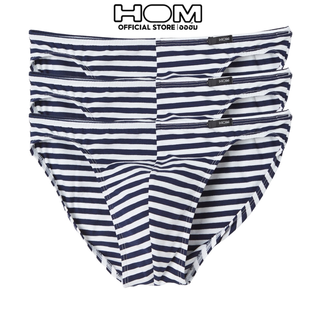 HOM (Auhm) Model 401484-RA Packs 3 Micro Briefs Men's Underwear Cotton ...