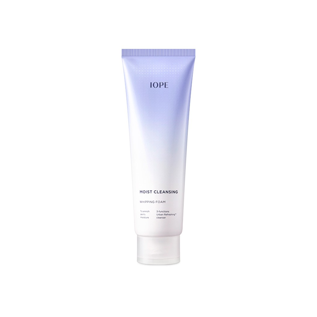 IOPE - Moist Cleansing Whipping Foam (180ml) + Sample | Shopee Singapore