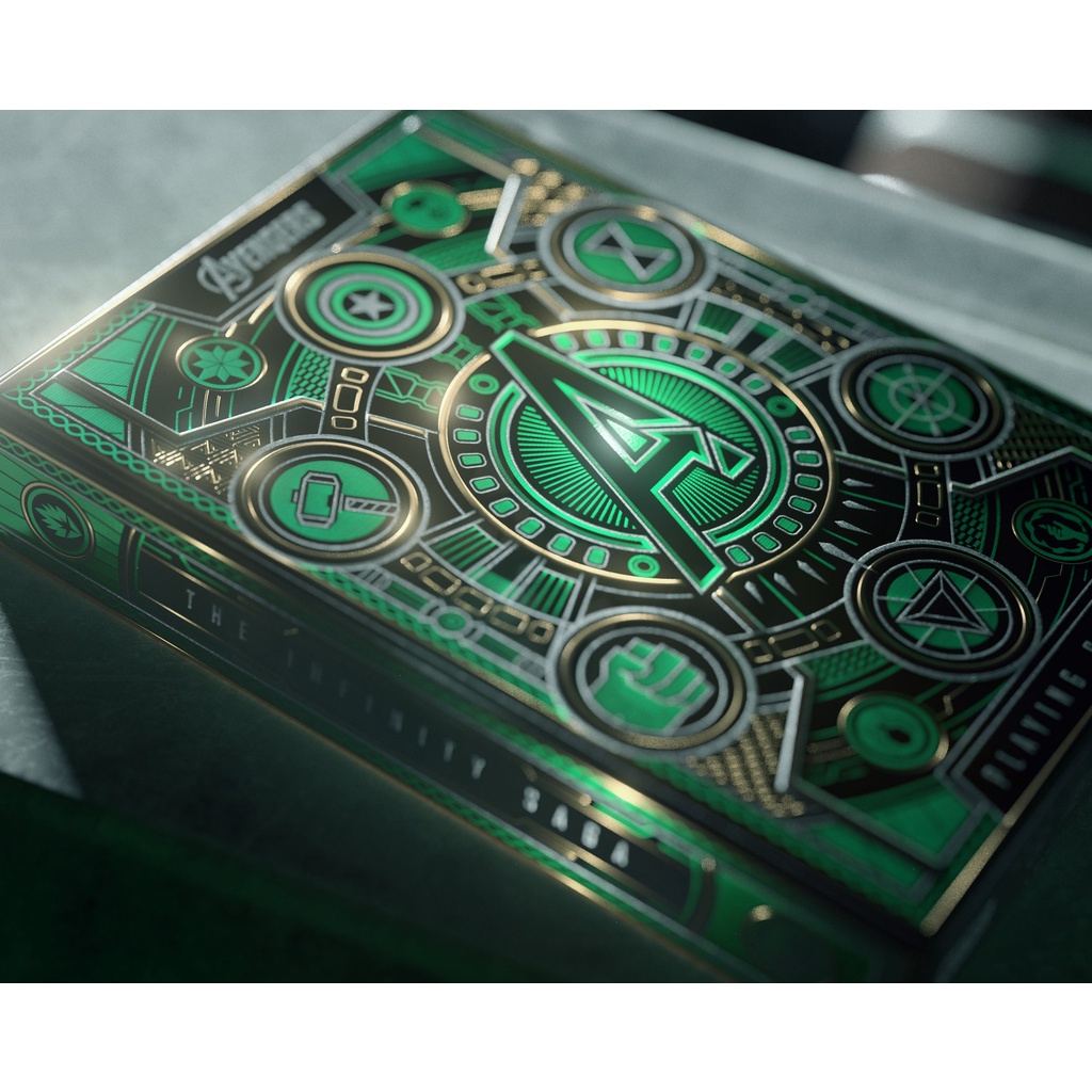 Avengers: The Infinity Saga Green Edition Playing Poker Cards by ...