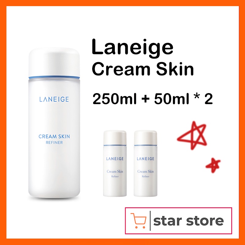 [Laneige] Cream Skin Refiner (250ml + 50ml +50ml SET),NEW Korea beauty skin. Shopee Singapore