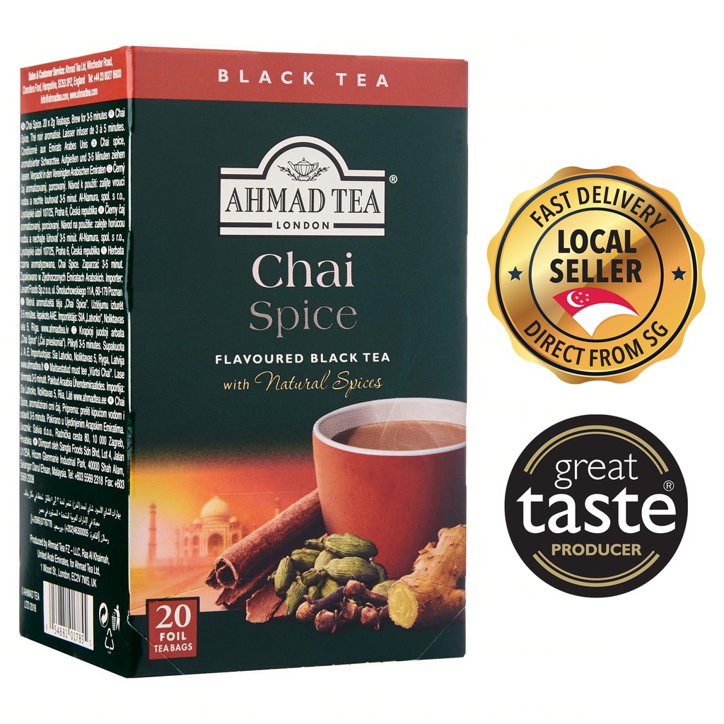 Ahmad Tea Chai Spice Black Tea 20's Shopee Singapore