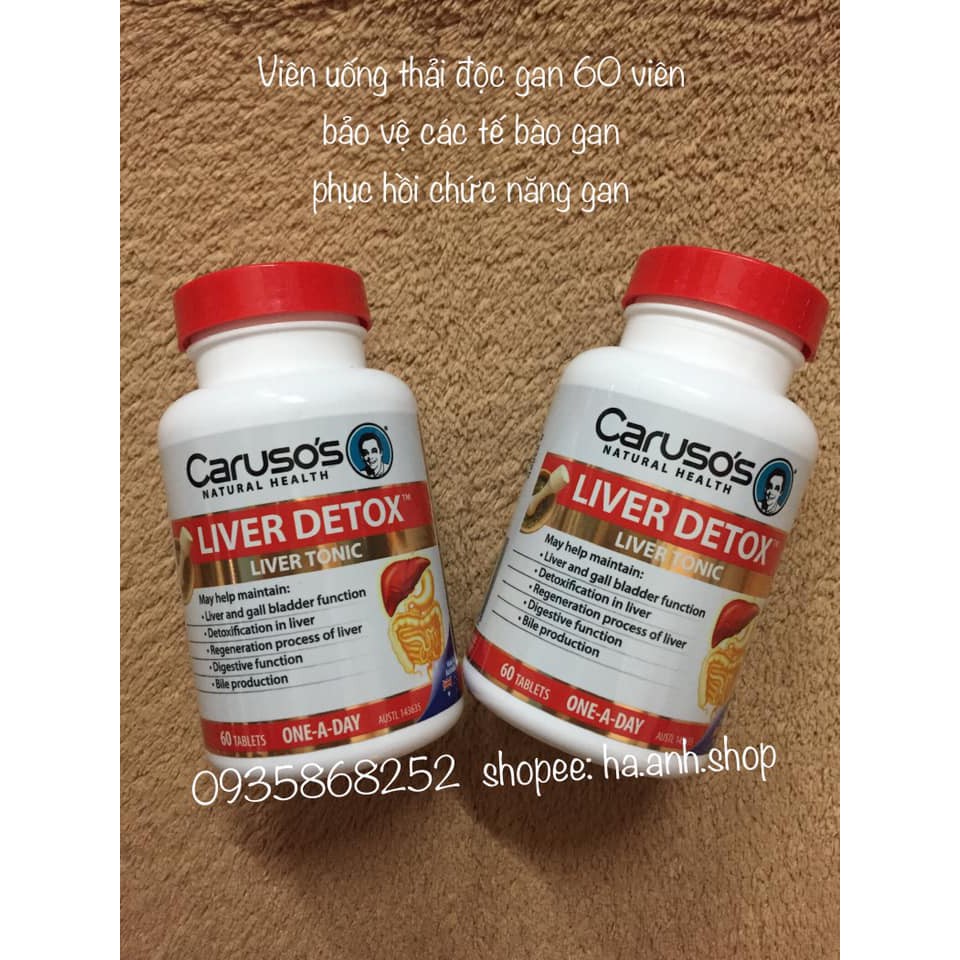 Liver Detox Carusos 60 tablets