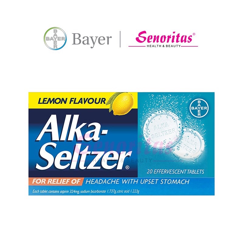 Alka Seltzer Lemon Tablets(20’s) | Shopee Singapore