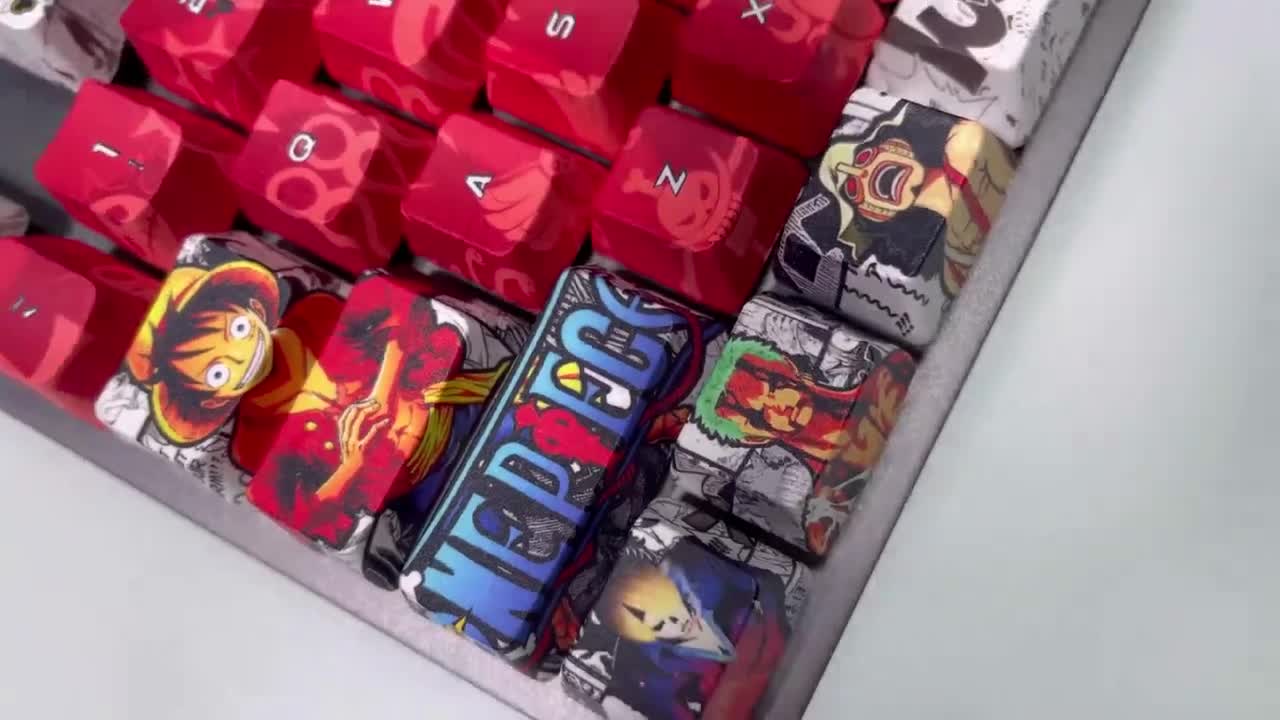 108 Key One Piece Theme Keycap Luffy Empress Anime Keycap PBT Vacuum ...