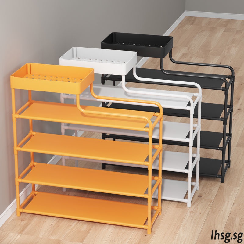 LHSG Shoe Cabinet Multi-functional Multi-layer Shoe Rack Dustproof ...