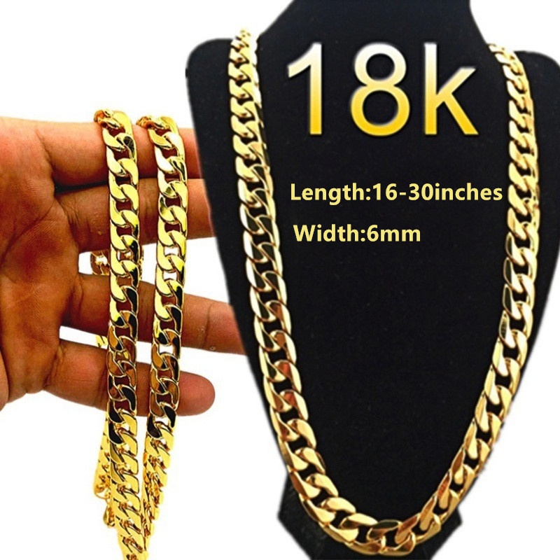 Real 18k sales gold necklace