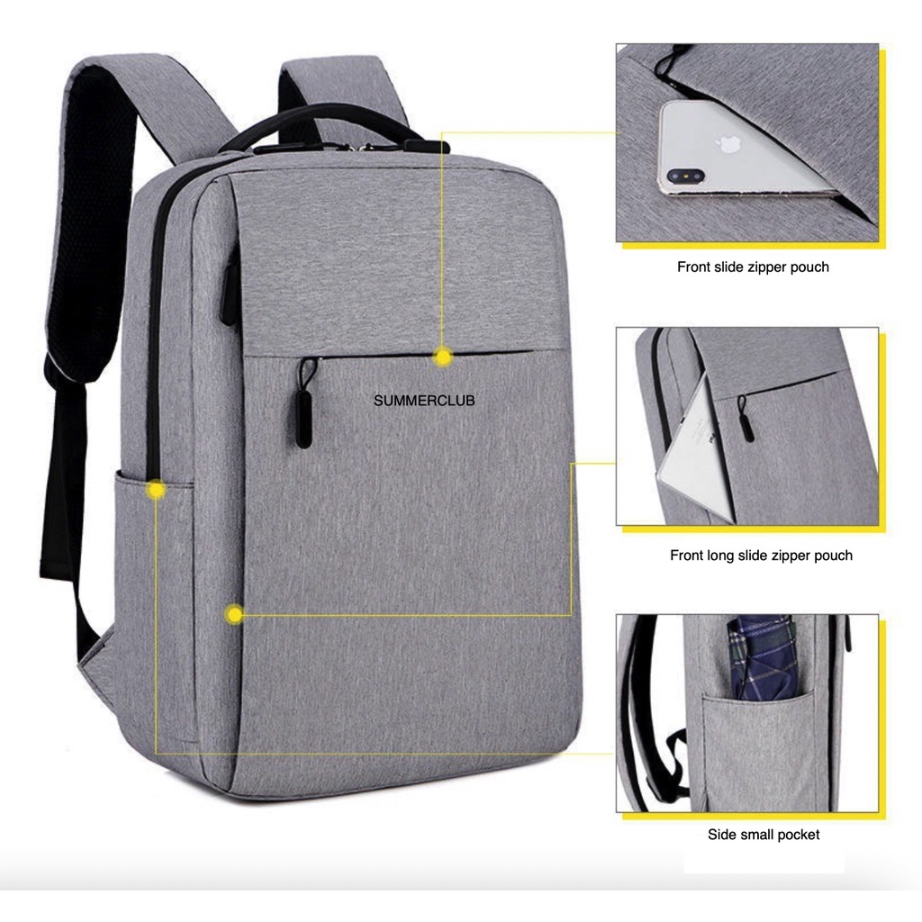 Waterproof Business Laptop Backpack Computer Bag | Shopee Singapore