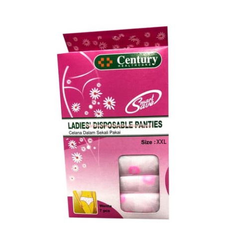 Century Ladies Disposable Panties ukuran XXL / Celana Dalam Sekali Pakai / Traveling - Gambar 2