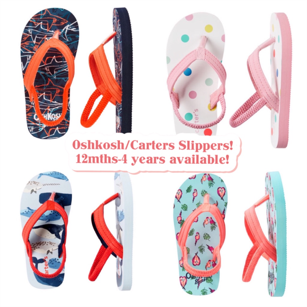 Carters baby slippers online