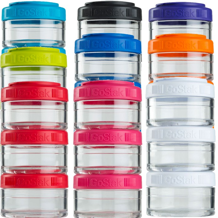 Blender Bottle GOSTAK 60cc 3 Pack Storage