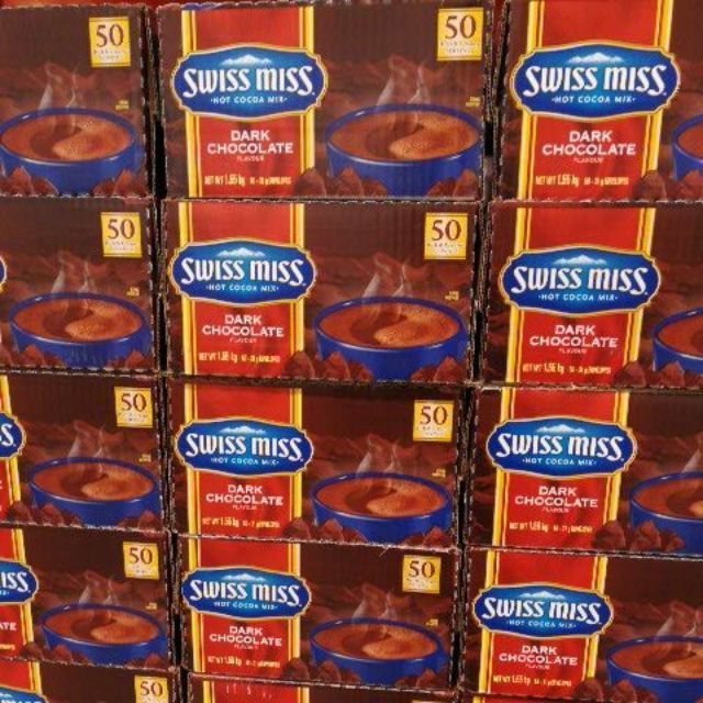 Invoice Costco Daigou Swiss Miss Dark Chocolate Fragrant Instant Cocoa Powder swissmiss (31g