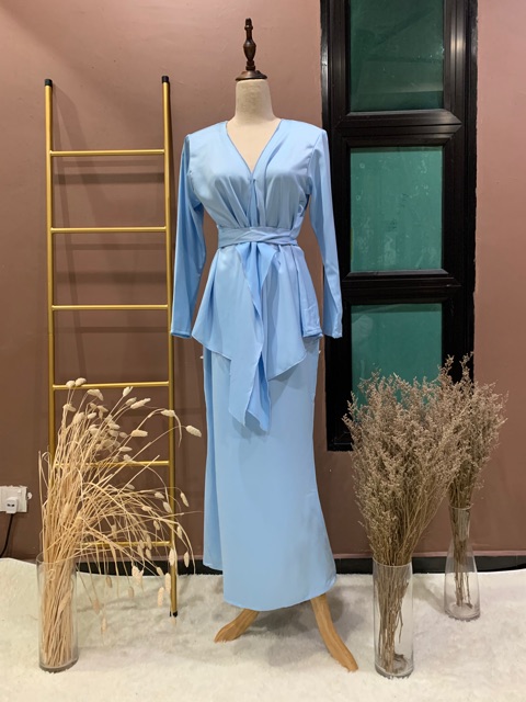 Kimono wrap Neabyeezra raya kurung Shopee Singapore