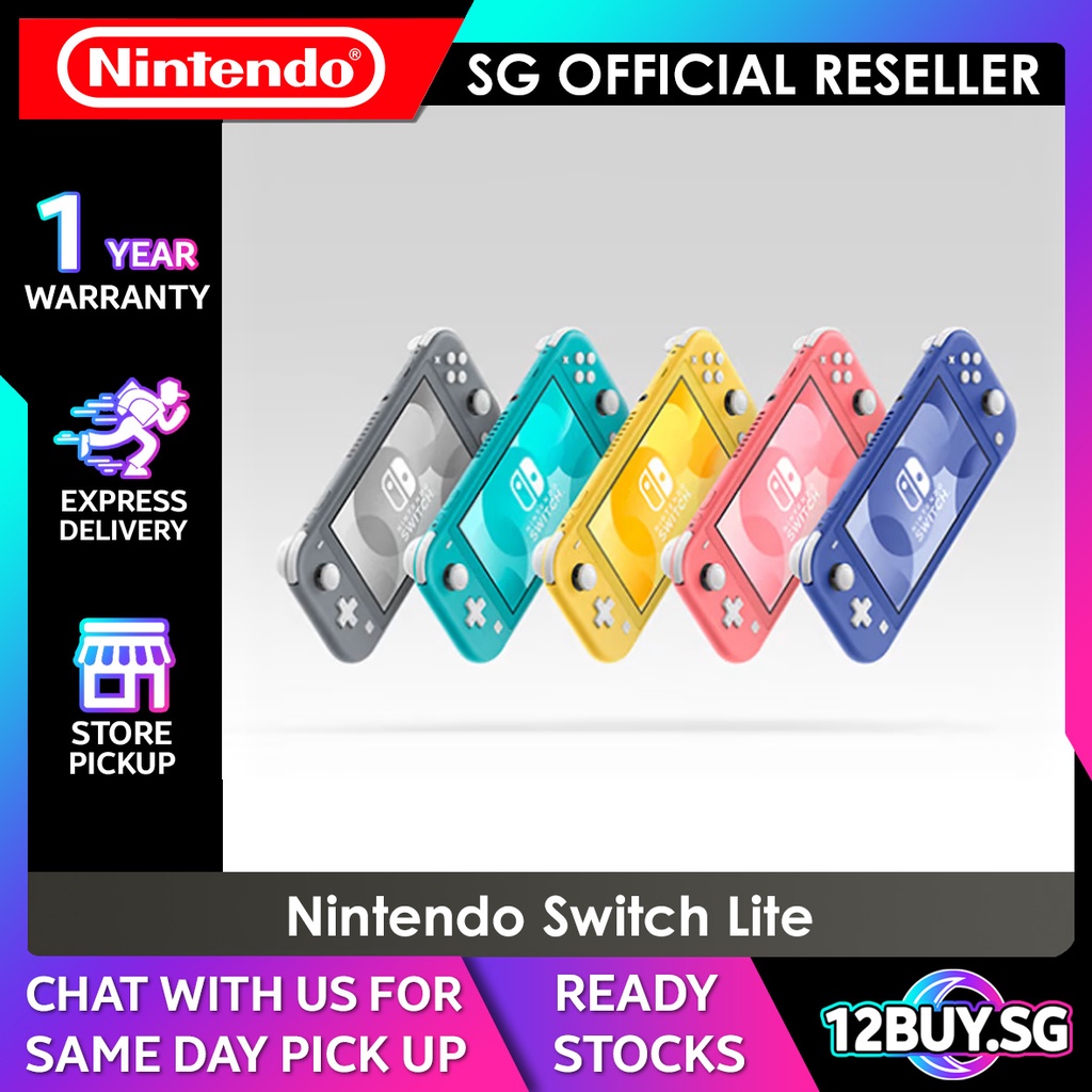 Nintendo Switch Lite Console System Available in 5 Colours Local SG