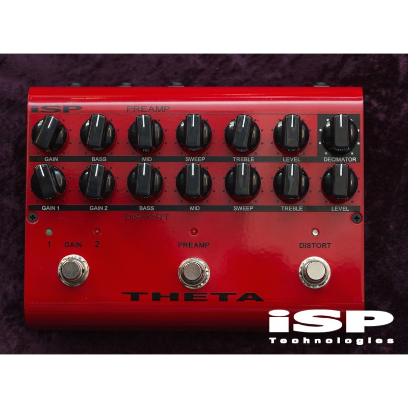 ISP Technologies THETA Pre Amp Pedal Preamp Broken Sound Effects Device ...