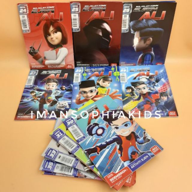 Ejen ALI Comic Magazine 24-40 | Shopee Singapore