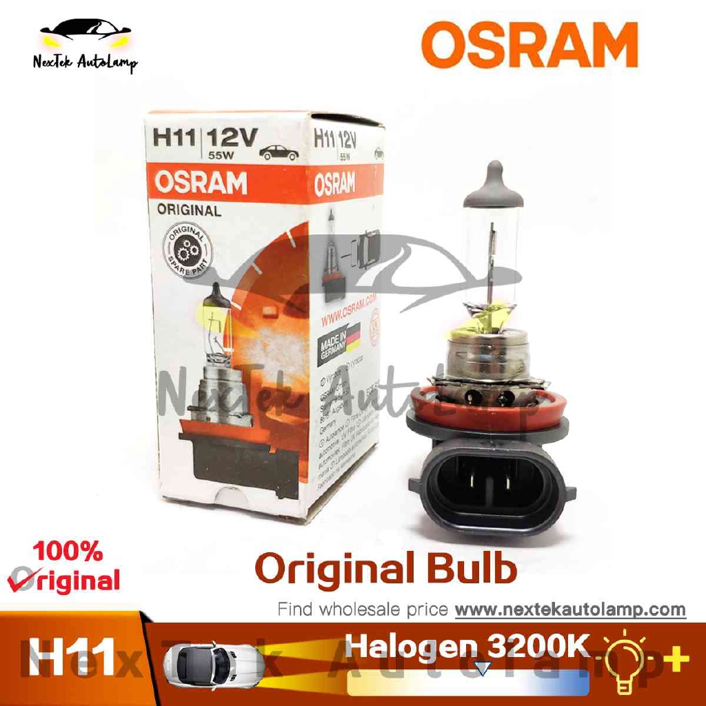 OSRAM H11 12V 55W 64211 PGJ19-2 3200K Original Line Bulb Halogen ...