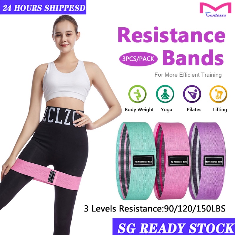 [SG SELLER] 3pc/pack Looped Resistance Band Set Mini Band for home gym ...