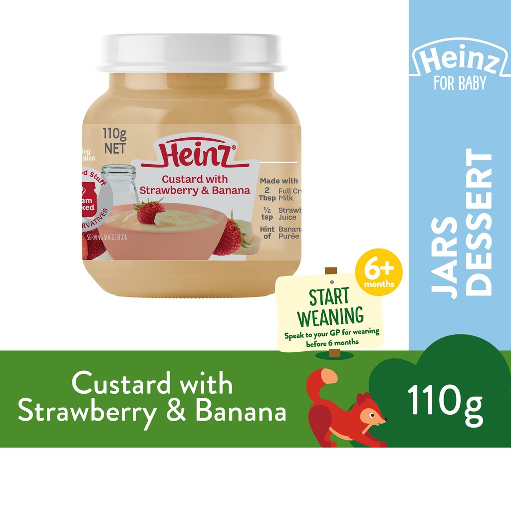 Heinz custard hot sale with banana