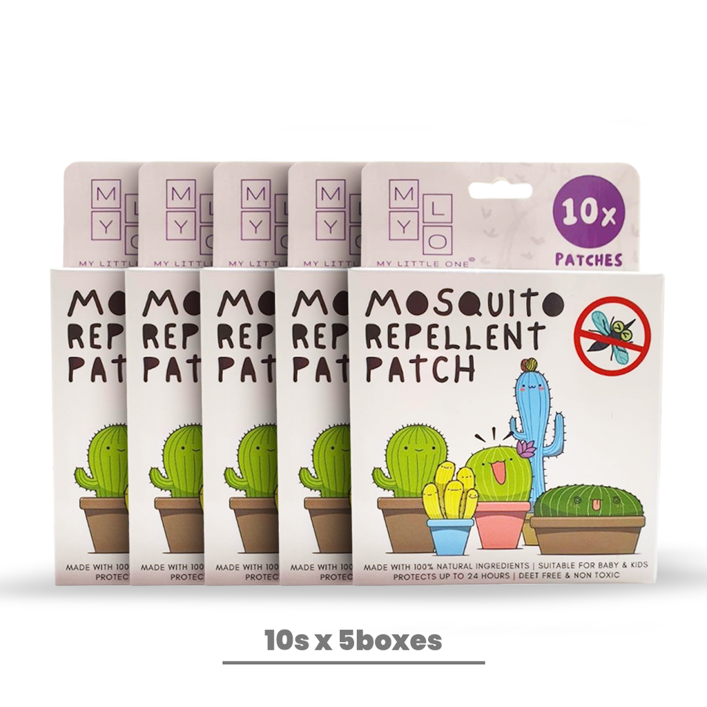 [5 Boxes] MyLO Mosquito Repellent Patch Deet Free, Individual Pack
