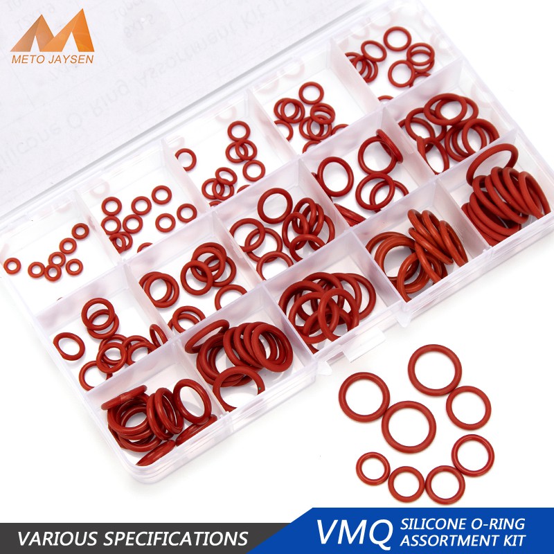 Red silicone hot sale o rings