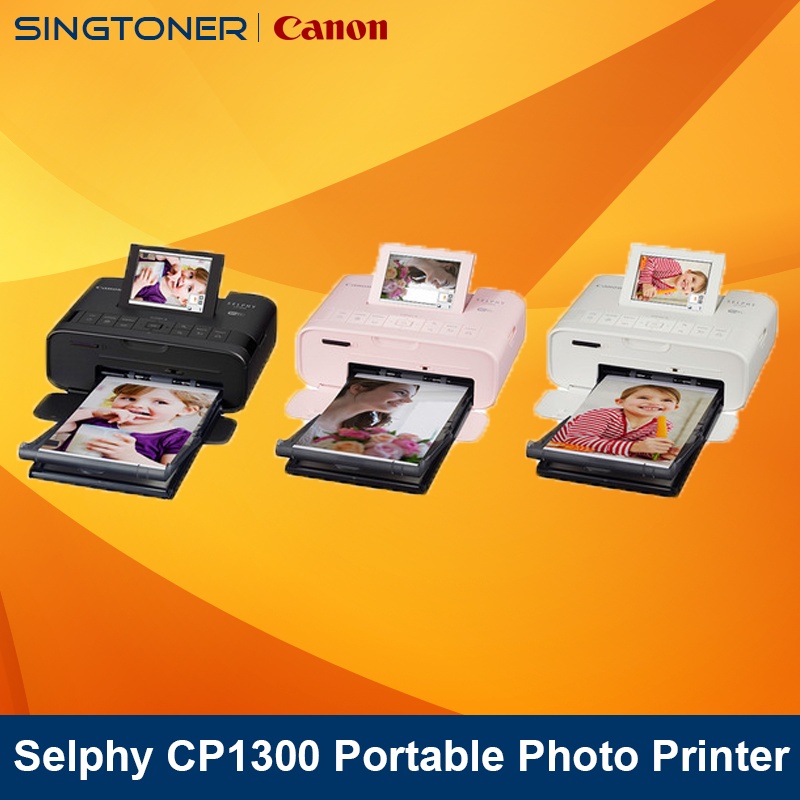 [Local Warranty] Canon SELPHY CP1300 Mobile WiFi Photo Printer Pink