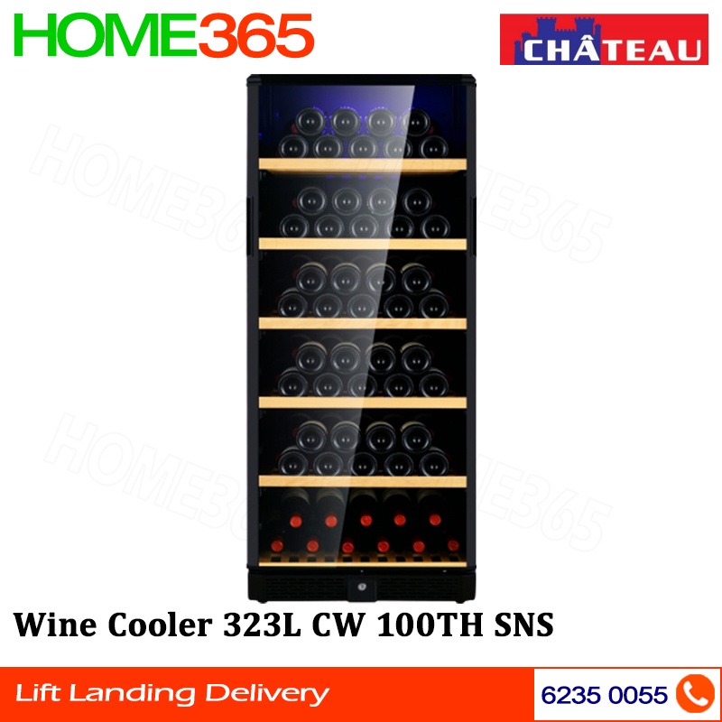 Chateau Wine Cooler 323L CW 100TH SNS (120 Bottles) Shopee Singapore
