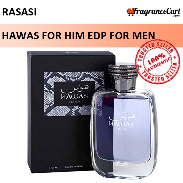 Rasasi Hawas for Him EDP for Men (100ml) [Brand New 100% Authentic