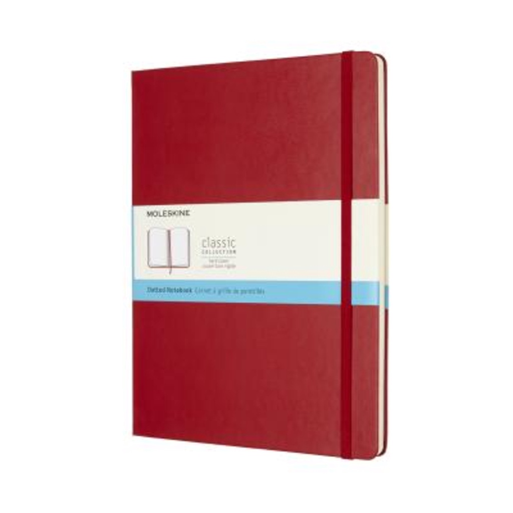 Moleskine Scarlet Red Extra Large Dotted Notebook Hard by Moleskine (hardcover) Shopee Singapore