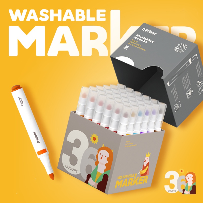 Mideer Cone Head Water Pen Washable Marker