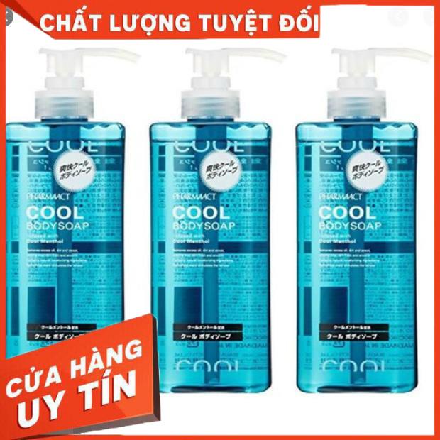 Cool Body Soap Pharmaact Japanese Shower Gel 600ml (For Men) (Japan